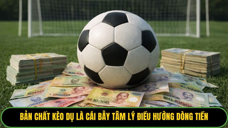Bản chất kèo dụ là cái bẫy tâm lý điều hướng dòng tiền.