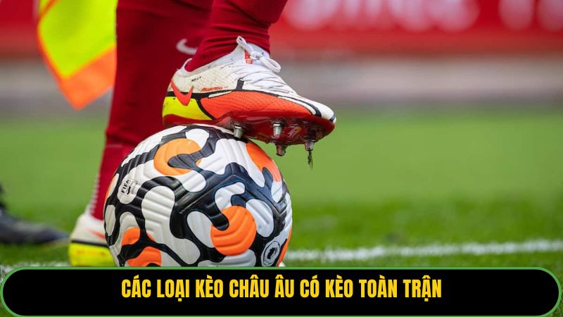 Các loại kèo châu âu có kèo toàn trận